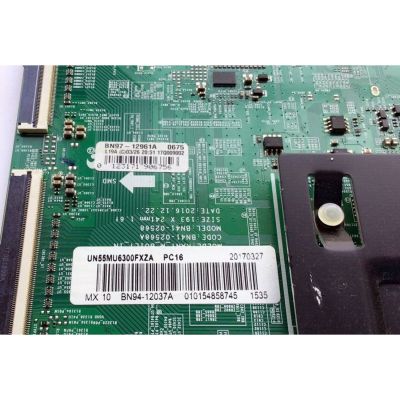 KIT DE TARJETAS PARA TV SAMSUNG / NUMERO DE PARTE MAIN BN94-12037A / BN41-02568A / BN97-12961A / FUENTE BN4400807A / L55S6_FHS / BN44-00807A / PANEL CY-GK055HGLV6H / DISPLAY LSF550FN08-L15 / BN96-39045A / MODELOS UN55MU6300FXZA FA01 / UN55MU6300FXZC FA01 - Imagen 3